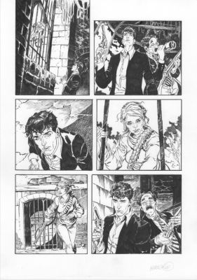 Paolo Martinello | DYLAN DOG n.478 – HARLECH ASYLUM, pag.64 | Avalon Comic Art