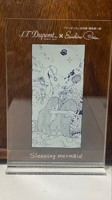 S.T.DUPONT One Piece Eiichiro Oda Acrylic Stand Sleeping Mermaid Novelty RARE r# | eBay US (Buy It Now)