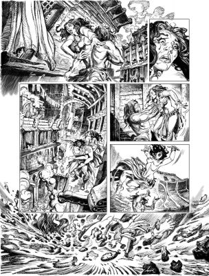 Paolo Martinello | CONAN IL CIMMERO: INTRUSI A PALAZZO pag.34 | Avalon Comic Art