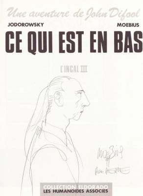 Moebius. Dessin original dédicacé John Difool | BDEnchères