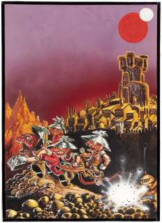 TALES OF THE ARMORKINS UNDERGROUND COMIC BOOK COVER PAINTING ORIGINAL ART BY LARRY TODD. | Hake’s