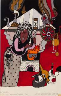 Zbigniew Rychlicki (1922 - 1989) | Zbigniew Rychlicki | "W krainie czarnoksiężnika Oza", ilustracja, 1975 | Desa Unicum