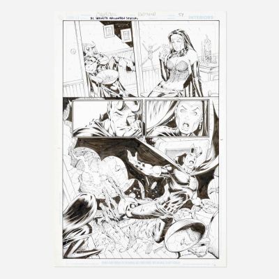 Lot 229 - Ian Churchill and Norm Rapmund, Infinite Halloween Special #1 Story Page 59 Original Art (DC Comics, 2007) | Landry Pop Auctions
