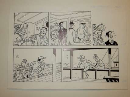 Suske en Wiske  328 - Originele halve plaat (stroken 49-50) - Sterrenrood  - (2014) | Catawiki