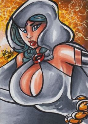 RAVEN TEEN TITANS DC Sketch Card Original Art CHRIS MCJUNKIN 2026 NEW YEAR SALE! | eBay US (Buy It Now)