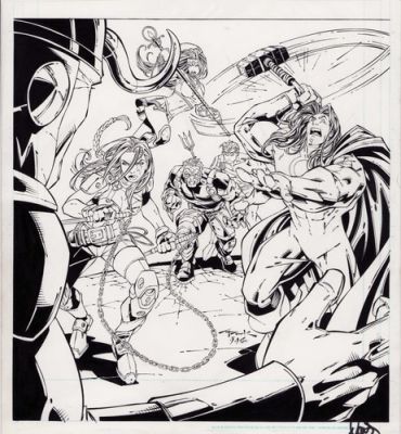 Andy Park Original Art - 10th Muse #1 Alternate Cover! RARE 1 OF A KIND! | eBay US
