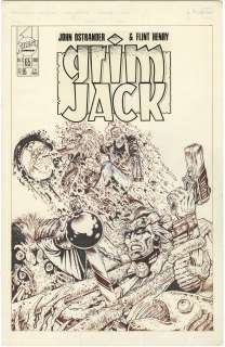 Flint Henry - Grimjack #65 Cover