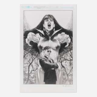 Jay Anacleto, Vampirella/Dracula #2 Cover Original Art (Dynamite Entertainment, 2023) | Landry Pop Auctions