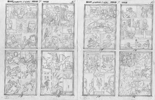 Ron Frenz | 02 Layouts Amazing Spidergirl 7 By Ron Frenz | ComicArtFans Classifieds