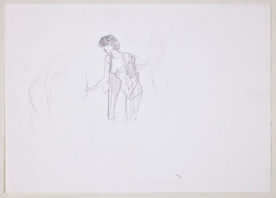 Gibrat - Ensemble... | Gibrat - Ensemble de 7 croquis : Dessins préparatoires... | Tessier Sarrou