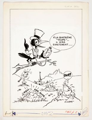 Paul Coutant - Dessin... | Paul Coutant - Dessin original : Couverture du Journal... | Tessier Sarrou