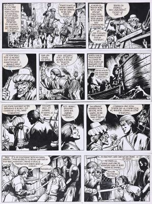 Jije (1914-1980)... | JIJE (1914-1980) Barbe-Rouge - Raid sur la corne d’or,... | Coutau Bégarie