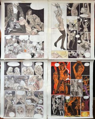 Erich Von Gotha... | Lot 175 - Erich VON GOTHA (né en 1924) Quatre planches originales... | misc / divers