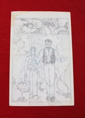 Lot 375 - Original Art Matt Wagner? Raven Preview | misc / divers