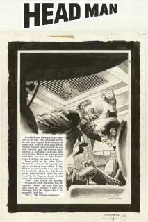 150: Davis Head Man TI2 1956 original comic art | Russ Cochran