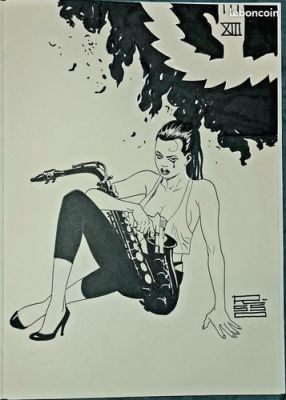 EDUARDO RISSO dessin original 100 bullets Dizzy Cordova art sketch | eBay Europe (Buy It Now)