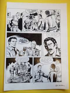 Tex - Della Monica - tavola originale firmata - Page volante - (1992) | Catawiki