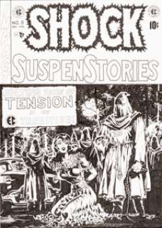 Dave Couillou | Shock SuspenStories #6 Cover Re-Creation Illustration Original Art (c. 2000s). | Heritage