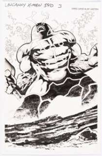 Greg Land And Jay Leisten | Uncanny X-Men #540 Splash Page 3 Original Art (Marvel, 2011). | Heritage