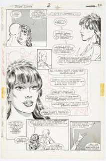 Marshall Rogers and Joe Rubinstein Silver Surfer #2 Story Page 17 Original Art (Marvel, 1987). | Heritage