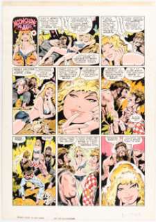 Frank Thorne | Playboy August-1980 Moonshine McJugs Complete 1-Page Story Original Art (HMH, 1980).... | Heritage