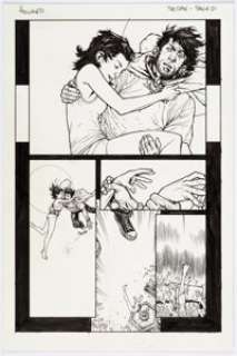 Zach Howard - The Cape #1 Story Page 21 Original Art (IDW, 2010). ...