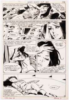 Frank Langford - Secret Hearts #147 Story Page 7 Original Art (DC, 1970). ...