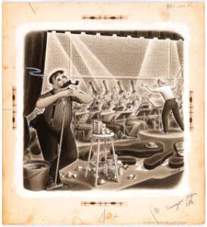 Richard Taylor | The New Yorker Concert Rehearsal Original Art (Condé Nast Publ., c. 1935).... | Heritage
