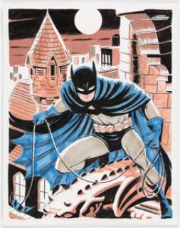 Dan Morton - Batman Illustration Original Art (undated). - ...