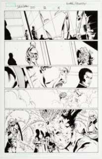 Steve Kurth and Andrew Hennessy - Iron Man: Director of S.H.I.E.L.D. #32 Story Page 18 Original Art (Marvel, 2008)....