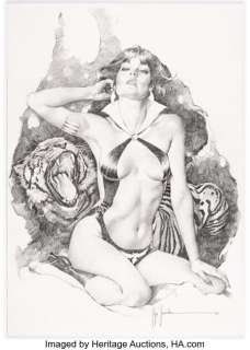 Gonzalez, Jose "Pepe" | Jose "Pepe" Gonzalez -Vampirella Illustration Original Art (2005).... | Heritage