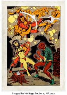 Starlin, Jim | Jim Starlin and Al Milgrom - Doctor Weird Painting Original Art (undated).... | Heritage