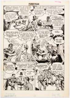 Shuster, Joe | Joseph Shuster and John Sikela Funnyman #2 Story Page 4 Original Art (Magazine Enterprises, Inc., 1948).... | Heritage