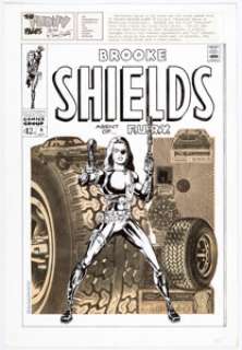 Beatty, Terry - Terry Beatty The Buyer‘s Guide for Comic Fandom "Phony Pages" Illustration Original Art (DynaPubs, 1981)....