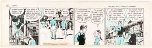 Caniff, Milton | Milton Caniff Terry and the Pirates Daily Comic Strip Original Art dated 3-10-36 (Chicago Tribune-N.Y. News Syndic... | Heritage