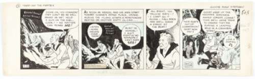 Caniff, Milton | Milton Caniff Terry and the Pirates Daily Comic Strip Original Art dated 3-30-35 (Chicago Tribune, 1935). ... | Heritage