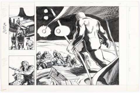 Buscema, John | John Buscema and Jim Mooney Strange Tales #174 Story Pages 12-13 Golem Original Art (Marvel, 1974).... | Heritage