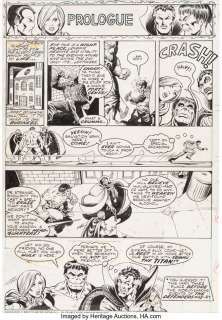 Starlin, Jim | Jim Starlin and Al Milgrom Giant-Size Defenders #1 Story Page 2 Original Art (Marvel, 1974).... | Heritage