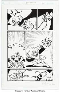 Moy, Phil - Phil Moy The Powerpuff Girls #5 Story Page 12 Original Art (DC, 2000)....