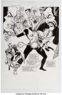 Starlin, Jim | Jim Starlin and Al Milgrom Infinity Abyss #3 Splash Page 19 Original Art (Marvel, 2002).... | Heritage