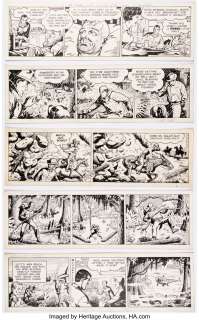 Dodd, Ed - Ed Dodd Mark Trail Daily Comic Strip Original Art Group of 10 (The Hall Syndicate, 1962-70).... (Total: 10 Original Art)