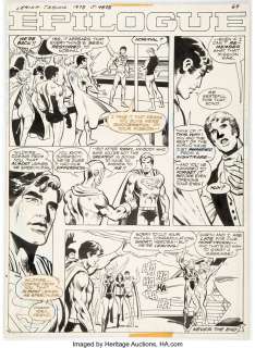 Grell, Mike | Mike Grell and Vince Colletta All-New Collectors’ Edition #C-55 Legion of Super-Heroes Story Page 64 Original Art ... | Heritage
