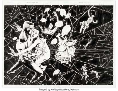 Tan, Philip - Philip Tan and Ryan Winn Spawn #164 Double Page Spread 12-13 Original Art (Image, 2007)....