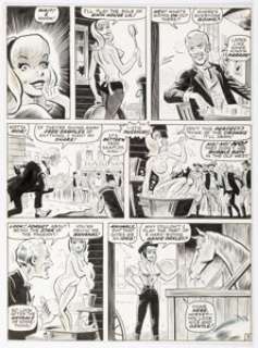 Mooney, Jim | Jim Mooney - Men’s Magazine Pussycat Story Page 3 Original Art (Humorama, c. 1972).... | Heritage