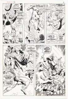 Severin, Marie | Marie Severin and Mike Esposito (as Joe Gaudioso) Sub-Mariner #18 Story Page 5 Original Art (Marvel, 1969). ... | Heritage