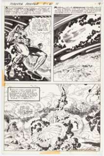 Kirby, Jack | Jack Kirby and Mike Royer The Forever People #11 Story Page 8 Original Art (DC, 1972).... | Heritage