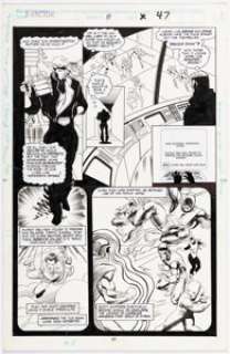 Buzz (Aldrin Aw) | Buzz (Aldrin Aw) and Al Milgrom X-Factor Annual #8 Story Page 8 Original Art (Marvel, 1993).... | Heritage