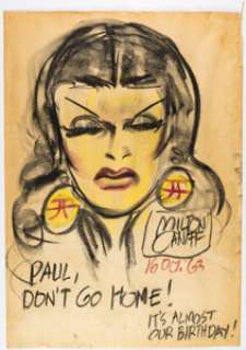Caniff, Milton | Milton Caniff - Dragon Lady from Terry and the Pirates Chalk Talk Sketch Original Art (1963).... | Heritage