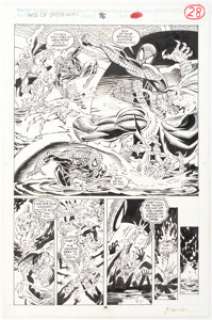 Saviuk, Alex | Alex Saviuk and Dan Panosian Web of Spider-Man #96 Story Page 20 Original Art (Marvel, 1993).... | Heritage