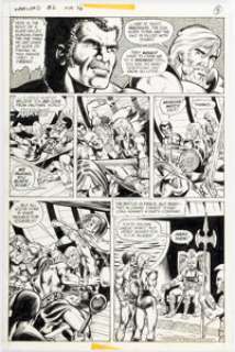 Grell, Mike | Mike Grell Warlord #2 Story Page 7 Original Art (DC, 1976).... | Heritage
